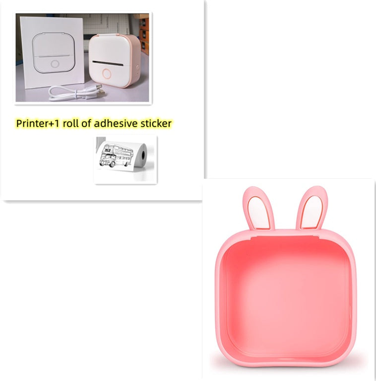 Portable Mini Thermal Label & Photo Printer – Wireless, Inkless, Bluetooth