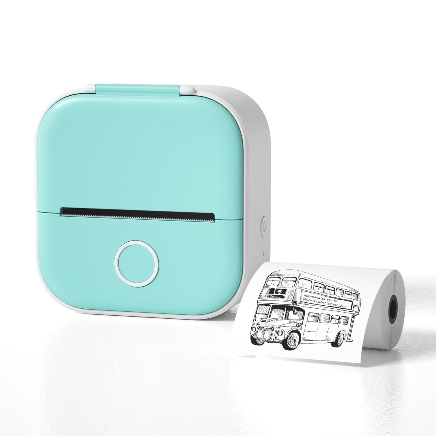 Portable Mini Thermal Label & Photo Printer – Wireless, Inkless, Bluetooth