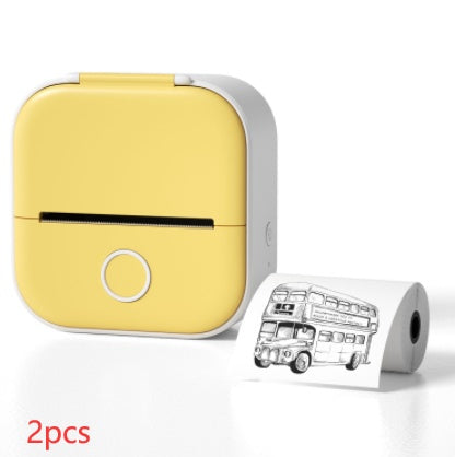 Portable Mini Thermal Label & Photo Printer – Wireless, Inkless, Bluetooth