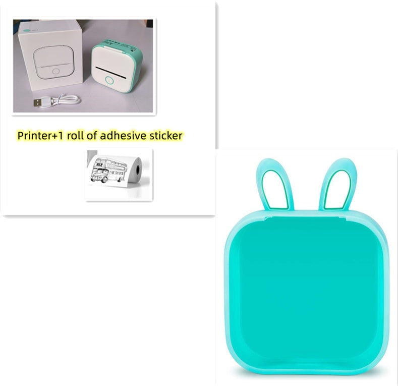 Portable Mini Thermal Label & Photo Printer – Wireless, Inkless, Bluetooth