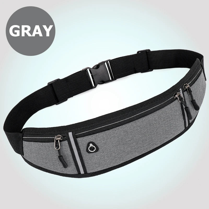 Gray Premium Unisex Sports Bum Bag 