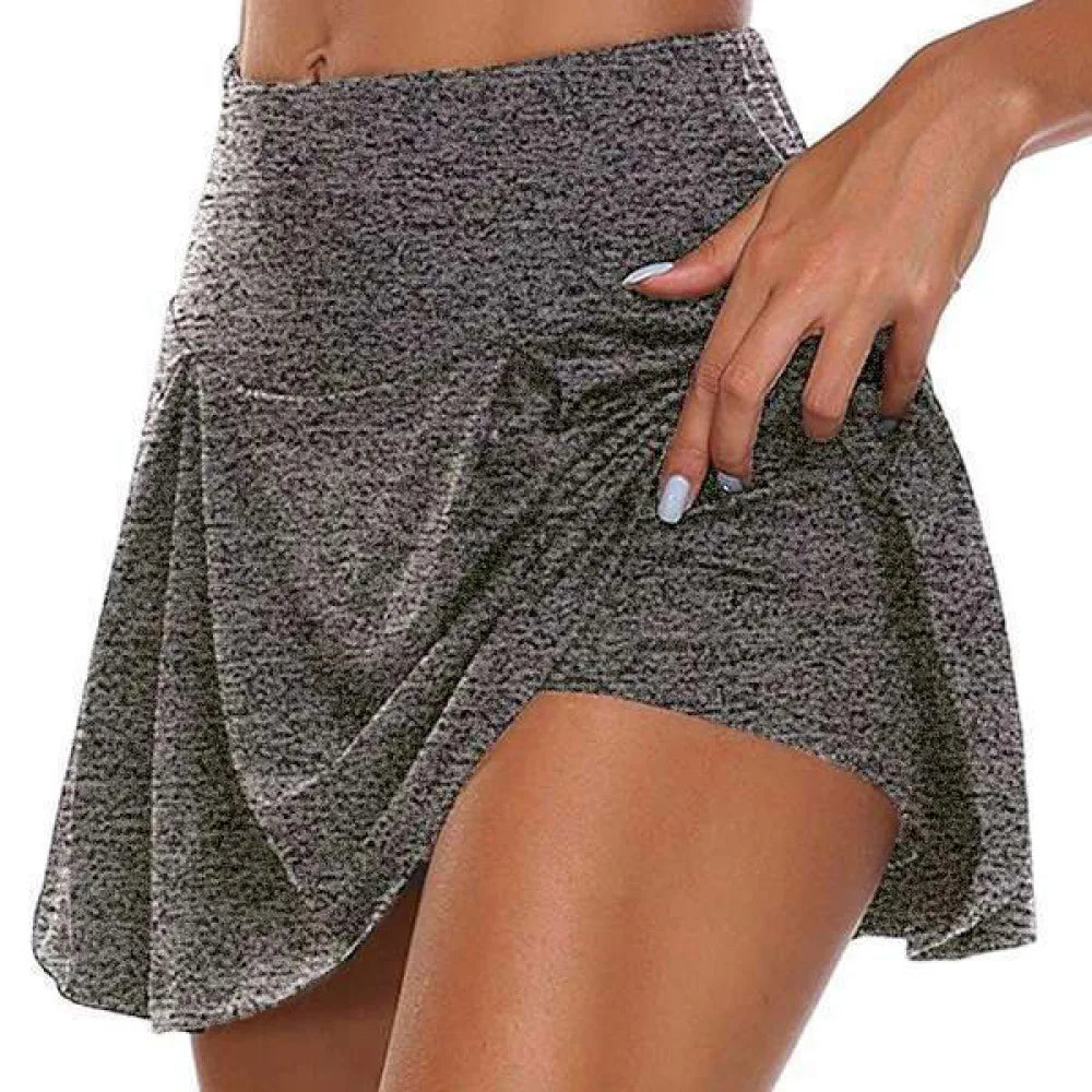 Women’s High Waist Sports Tennis Skirt – Quick-Drying with Lining