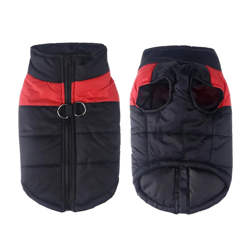 Red Premium Waterproof Winter Dog Coat 