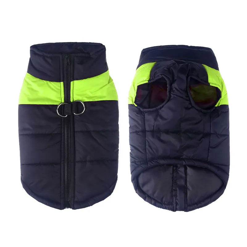 Yellow Premium Waterproof Winter Dog Coat 