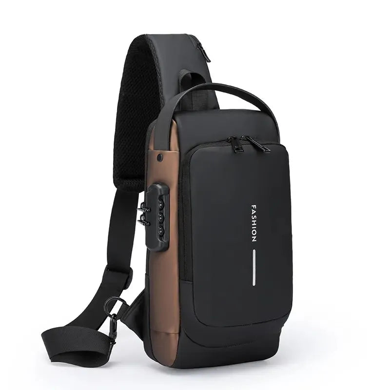 Multifunctional Anti-Theft USB charging port Shoulder Bag 