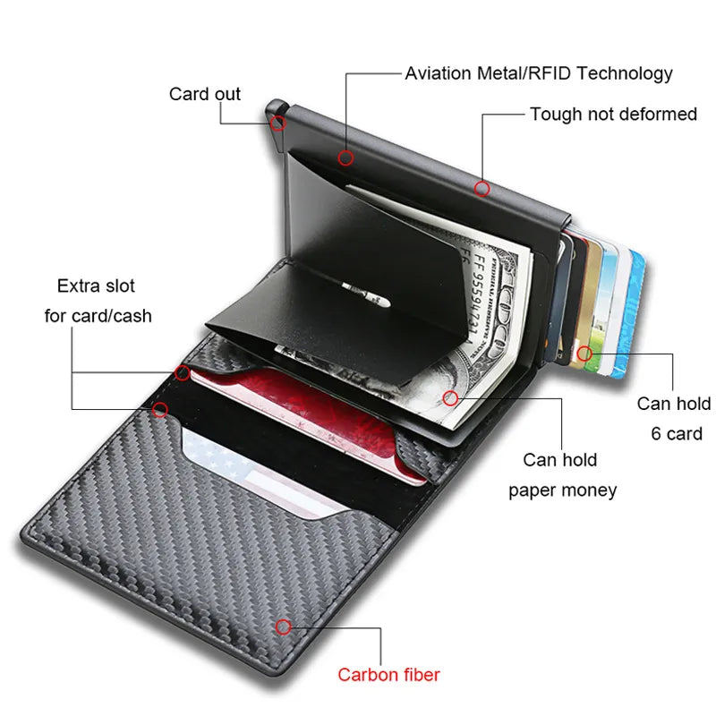 multi fuctional card wallet