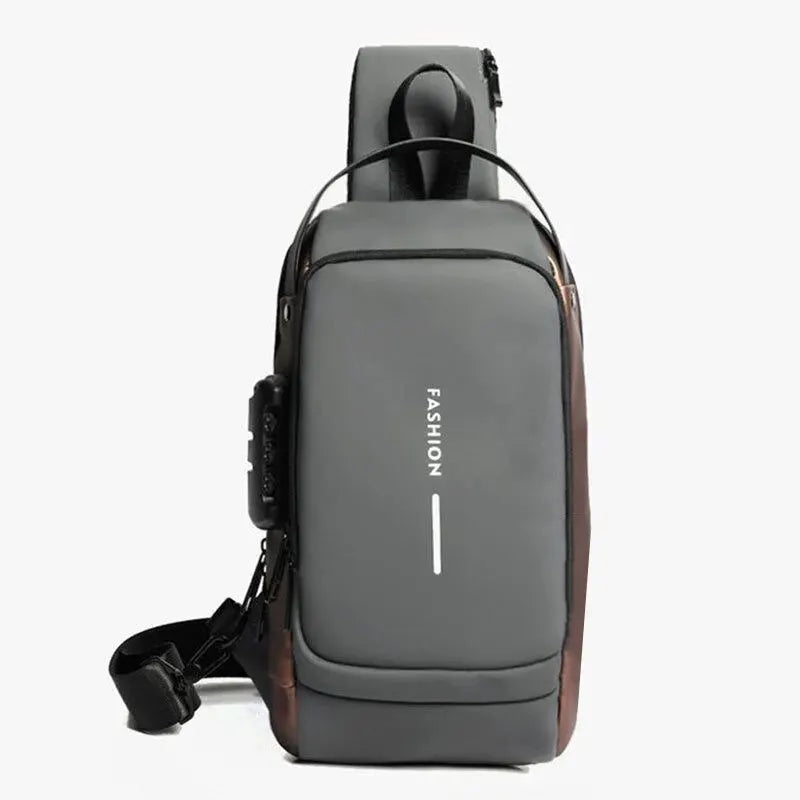 Multifunctional Anti-Theft USB charging port Shoulder Bag 