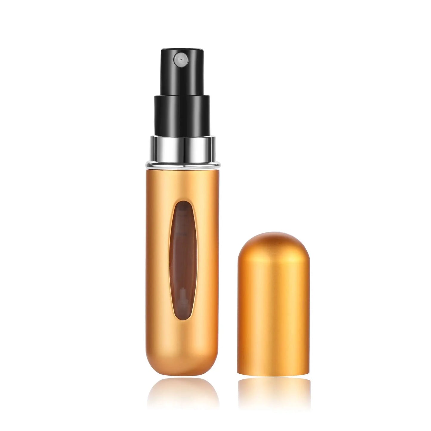 Light gold Portable Perfume Refill Bottle - Mini Travel Spray for Fragrance 