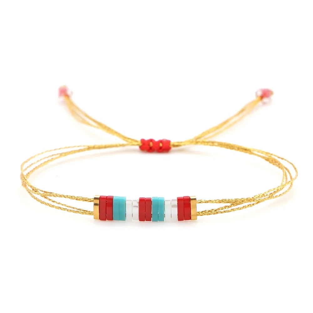 Tila Beads Elastic Bracelet Sets 