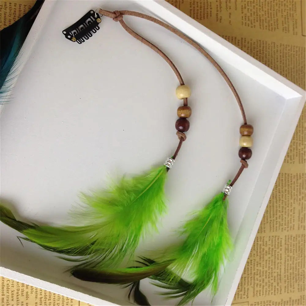 Bohemian Feather  festival Hairband