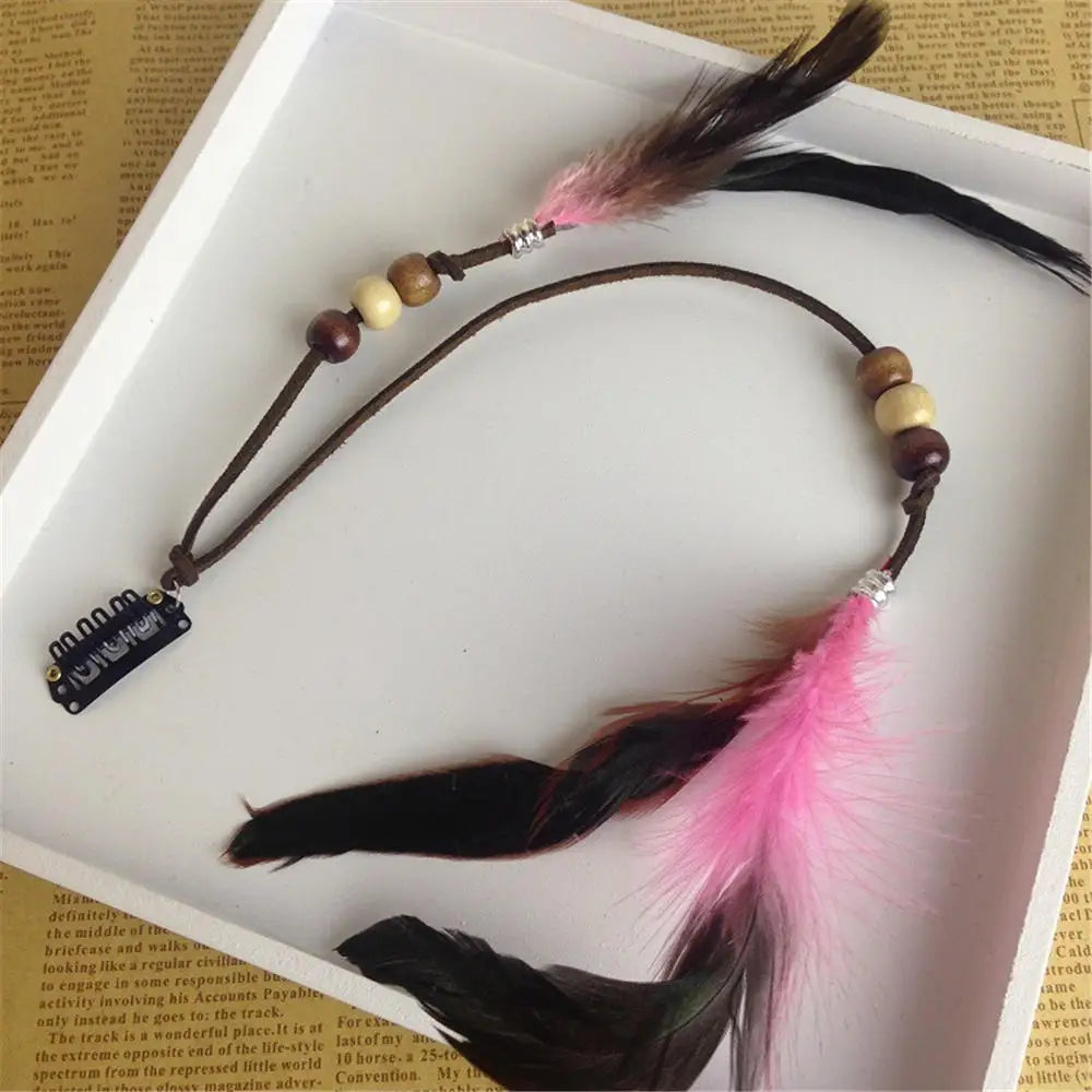 Bohemian Feather  festival Hairband