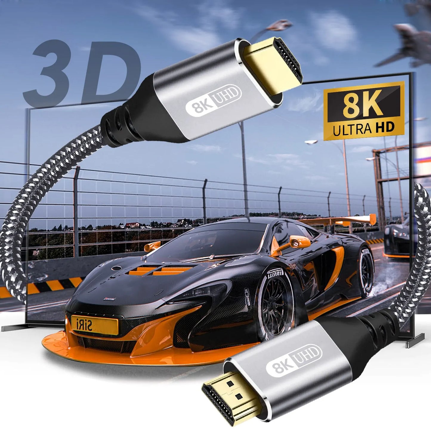 HDMI 2.1 Cable HDMI Cord 8K 60Hz 4K 120Hz 48Gbps 