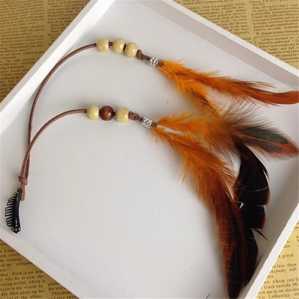 Bohemian Feather  festival Hairband