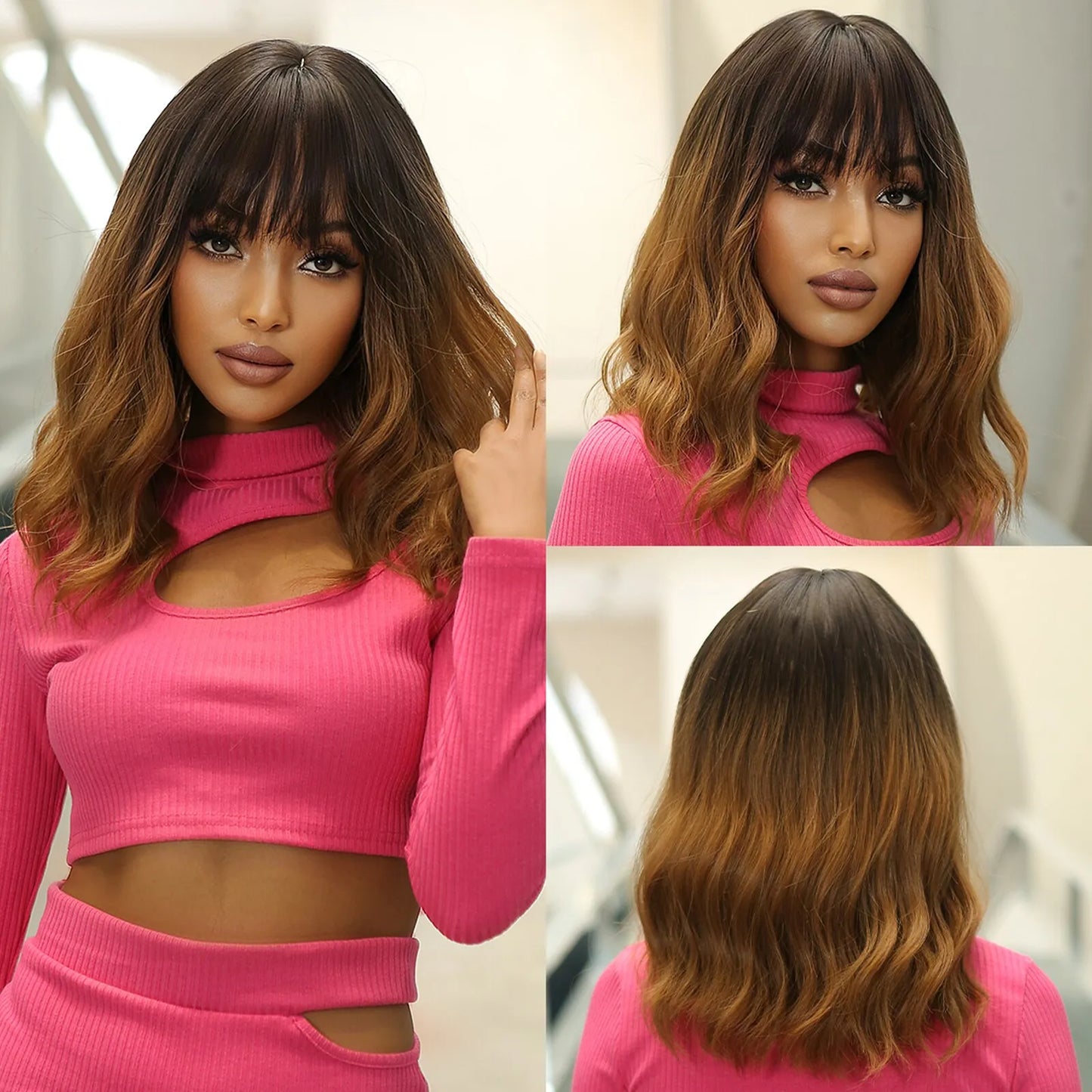 Brown Bob Wig for Women