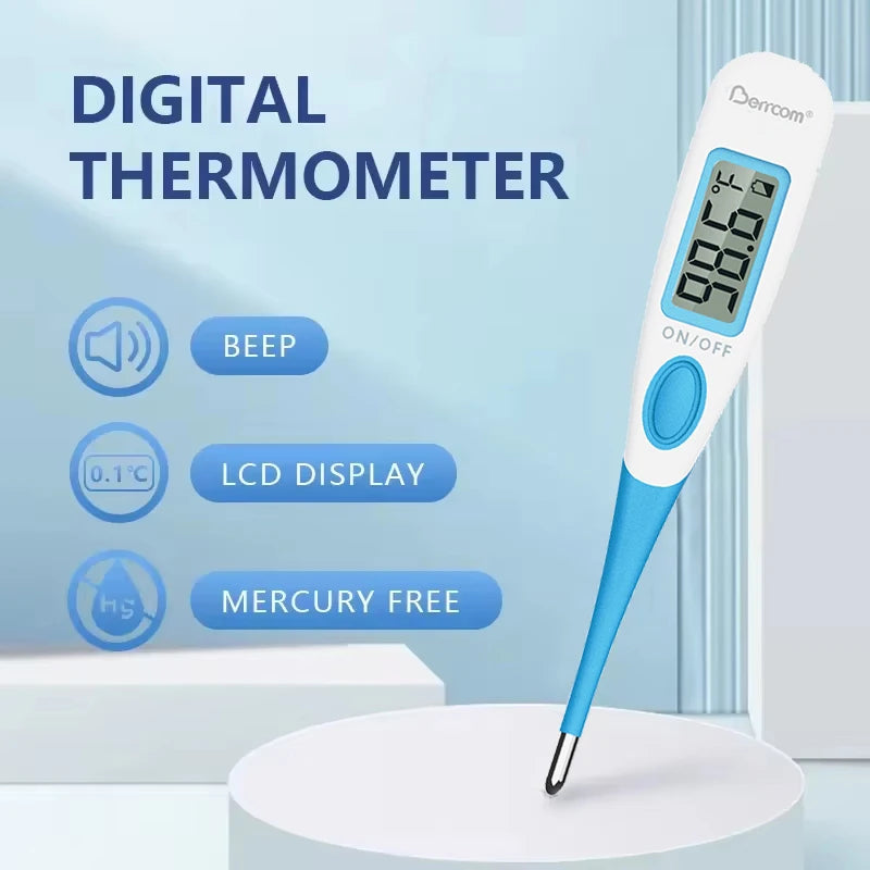 Infrared Fever Thermometer - Non-Contact Digital for Baby & Adult Use