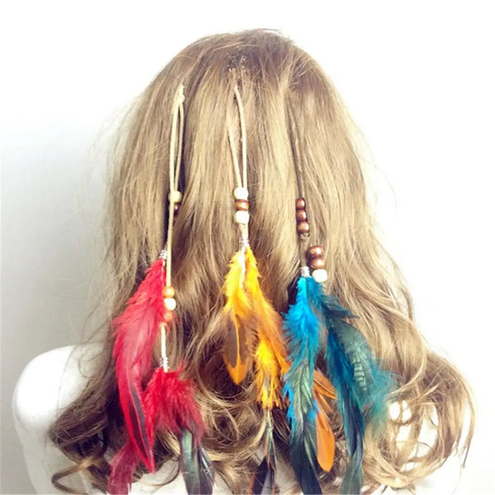 Bohemian Feather  festival Hairband