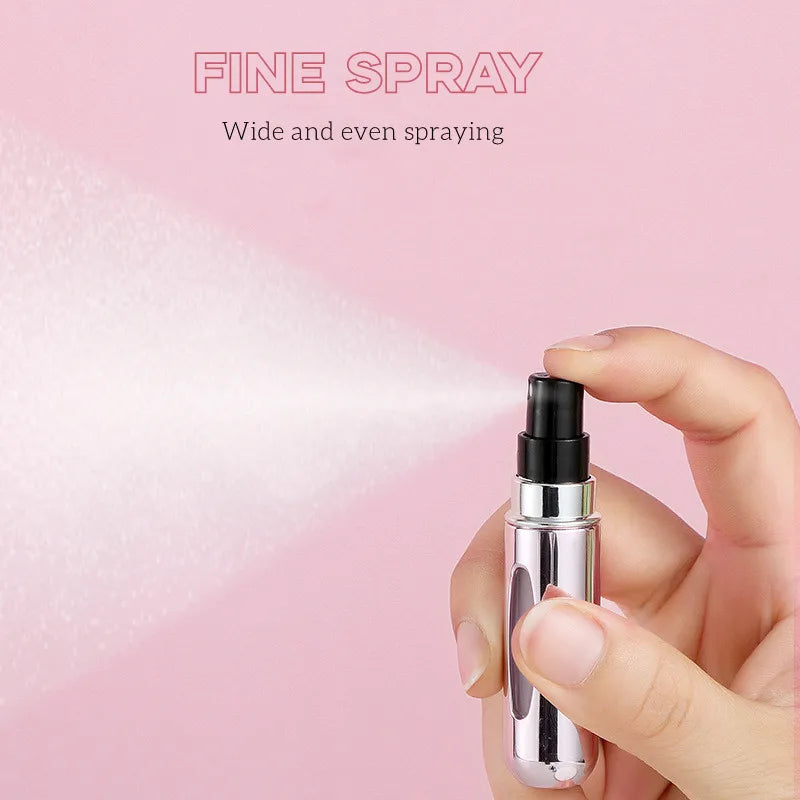 Portable Perfume Refill Bottle - Mini Travel Spray for Fragrance 