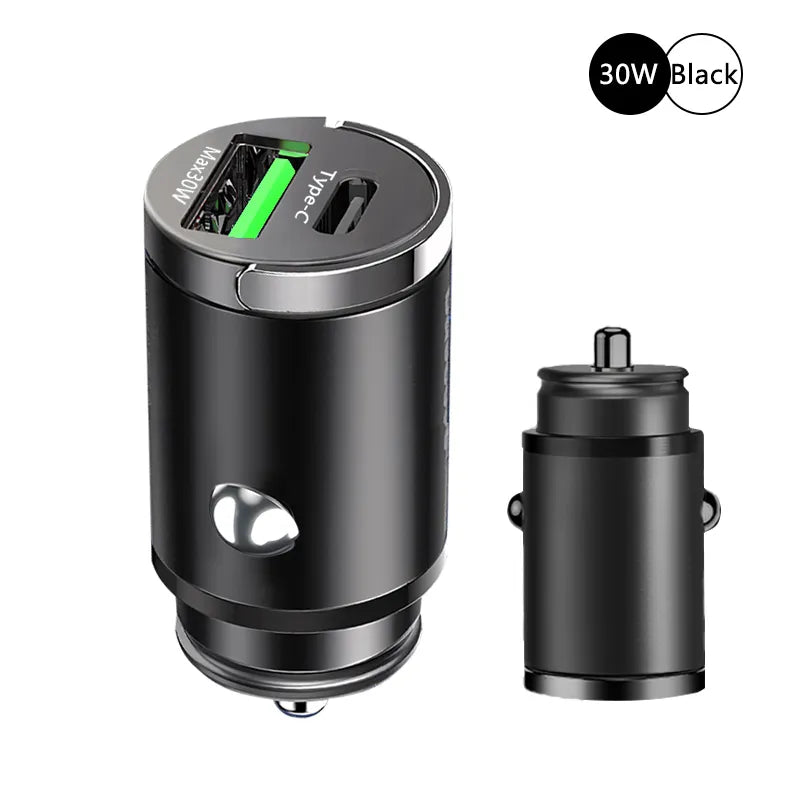 Fast charging Mini Car adapter 100W  Charger for Smartphones