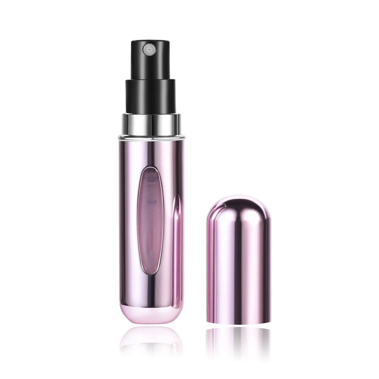 SILVER Portable Perfume Refill Bottle - Mini Travel Spray for Fragrance 