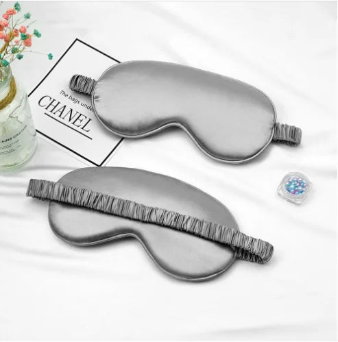 Grey Ultra Soft Silk Sleep Mask 