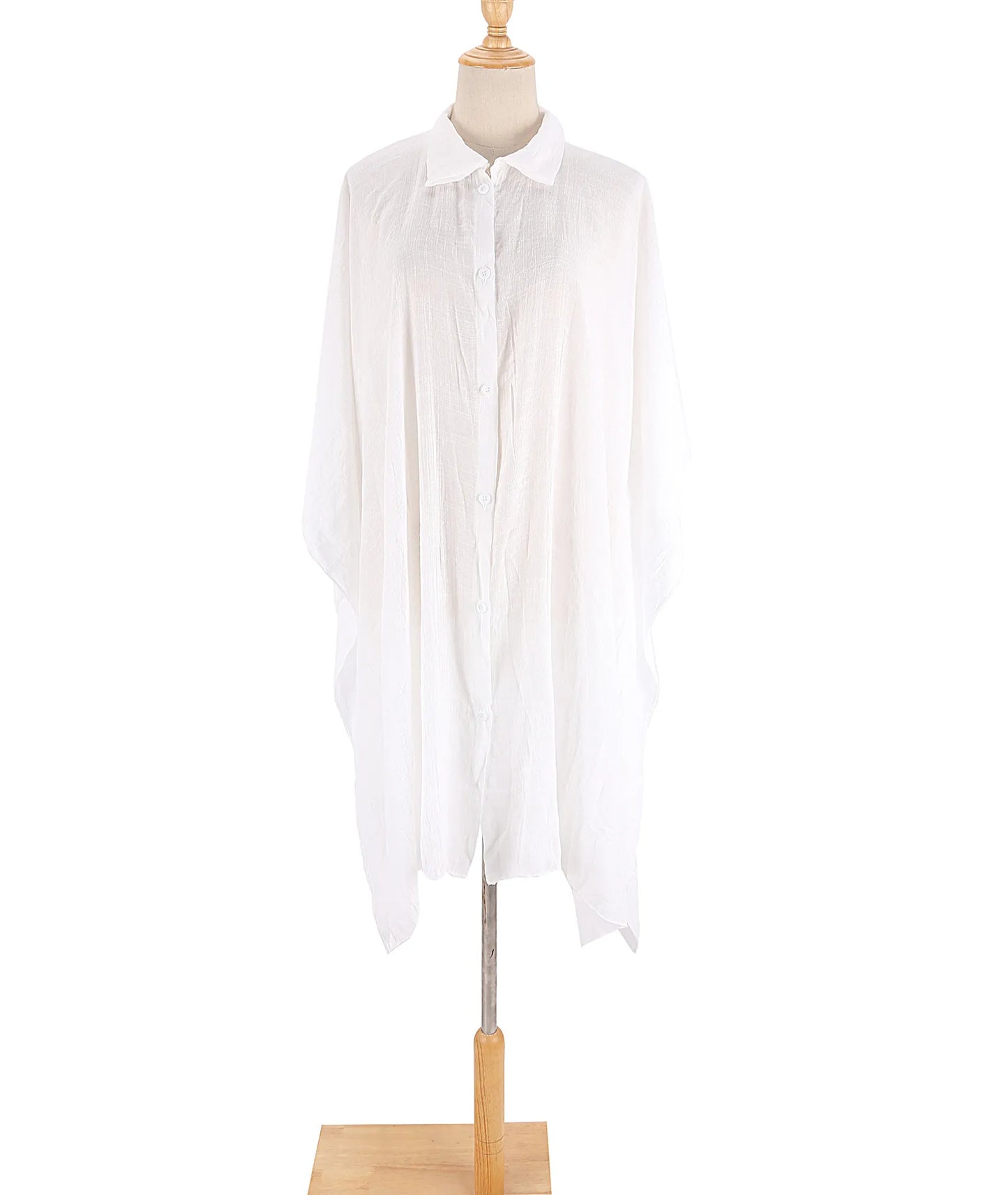 Women's Beachwear: Stylish Swimsuit Cover-Up Shirt"