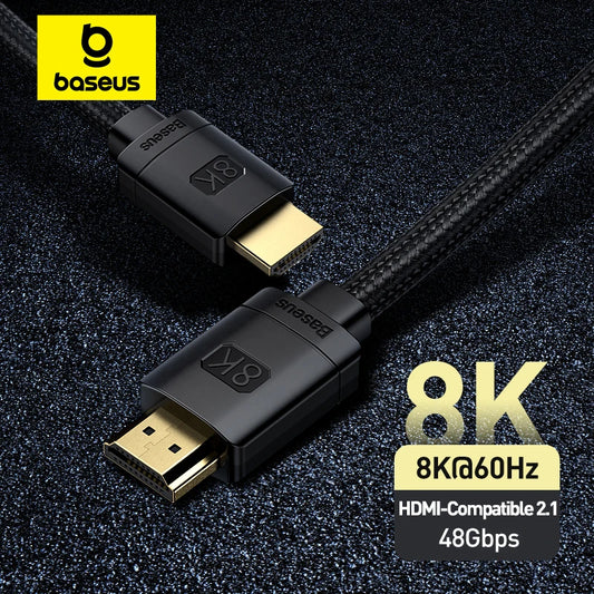 8K HDMI-Compatible Cable 