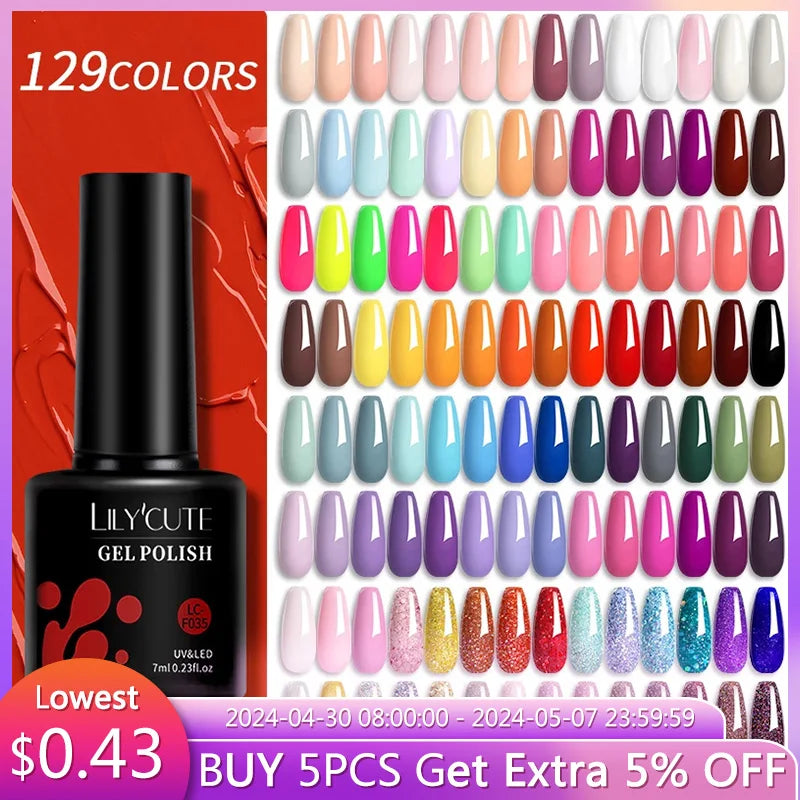 Salon-Quality Nails at Home Nail Polish - Long-Lasting, Soak-Off, UV/LED Compatible!