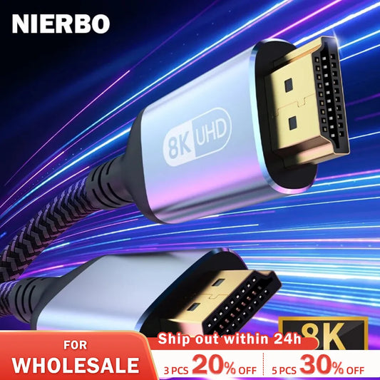 HDMI 2.1 Cable HDMI Cord 8K 60Hz 4K 120Hz 48Gbps 