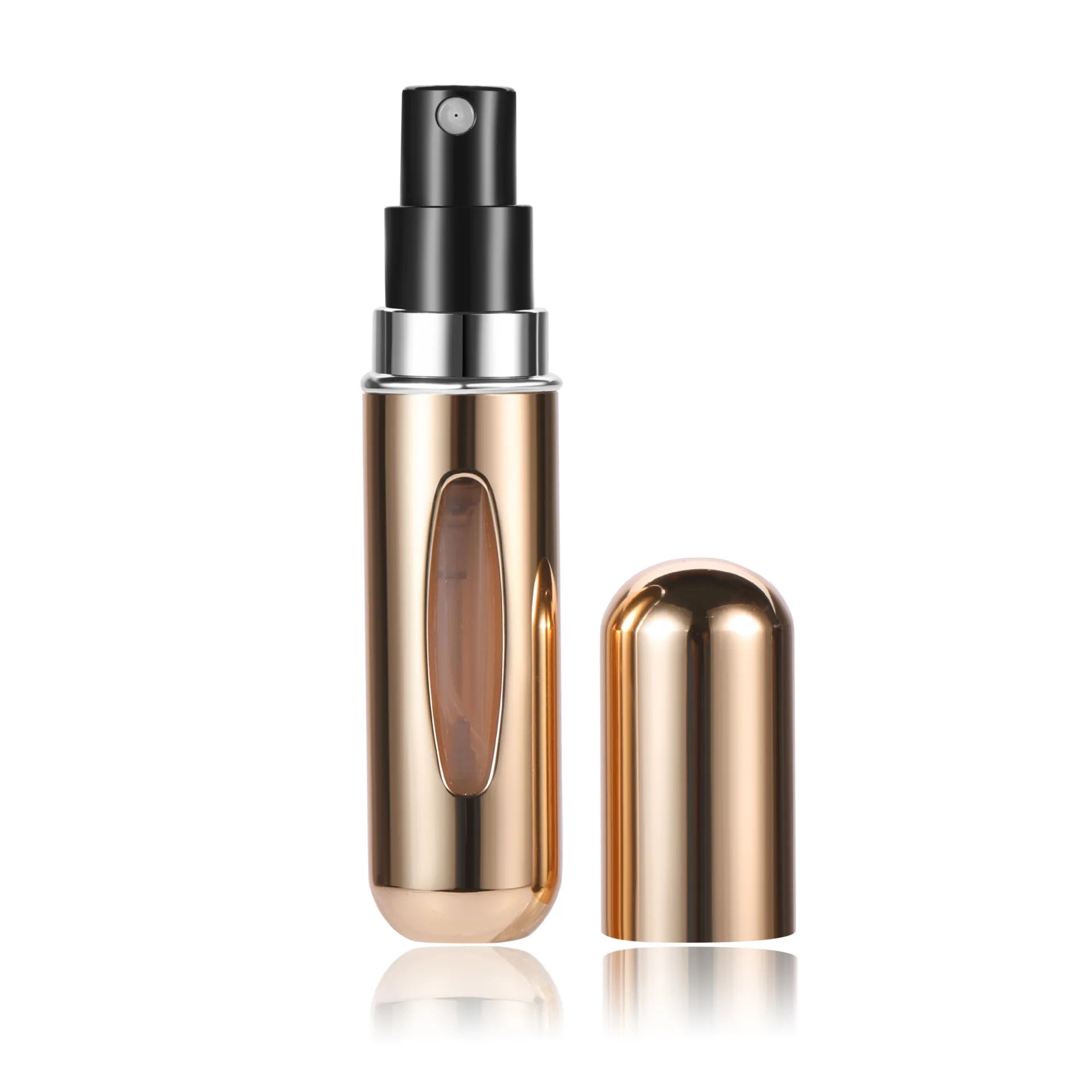 Gold Portable Perfume Refill Bottle 