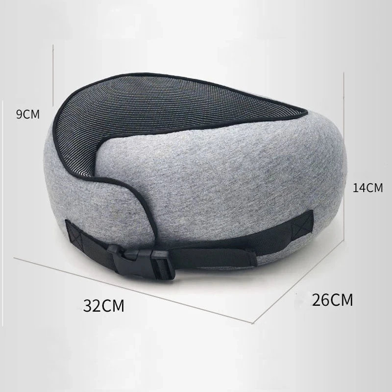 Memory Foam Neck Pillow - Ultimate Travel Comfort