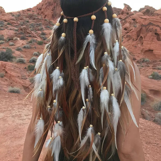 Bohemian Feather Hairband