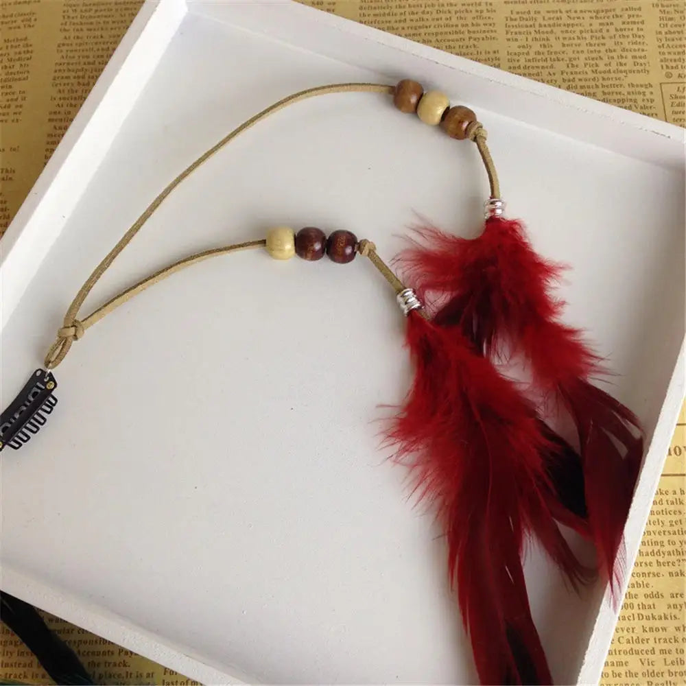 Bohemian Feather  festival Hairband