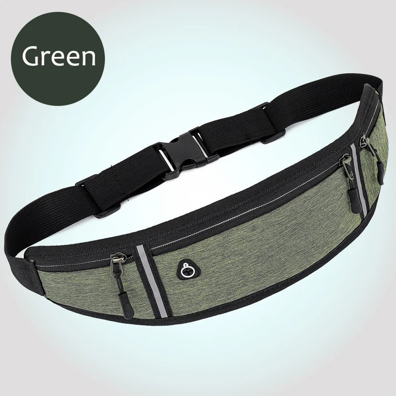 Green Premium Unisex Sports Bum Bag 