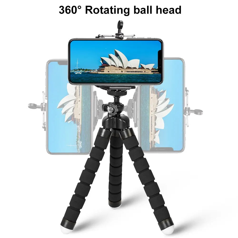 Mini Tripod For IPhone Camera Flexible sponge octopus legs