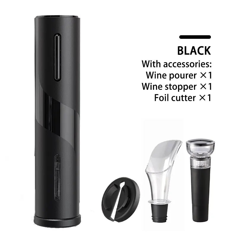 Electric Wine Opener - Effortless Corkscrew for Red Wine