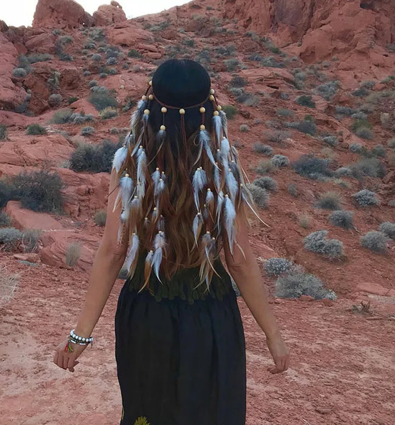 Bohemian Feather Hairband