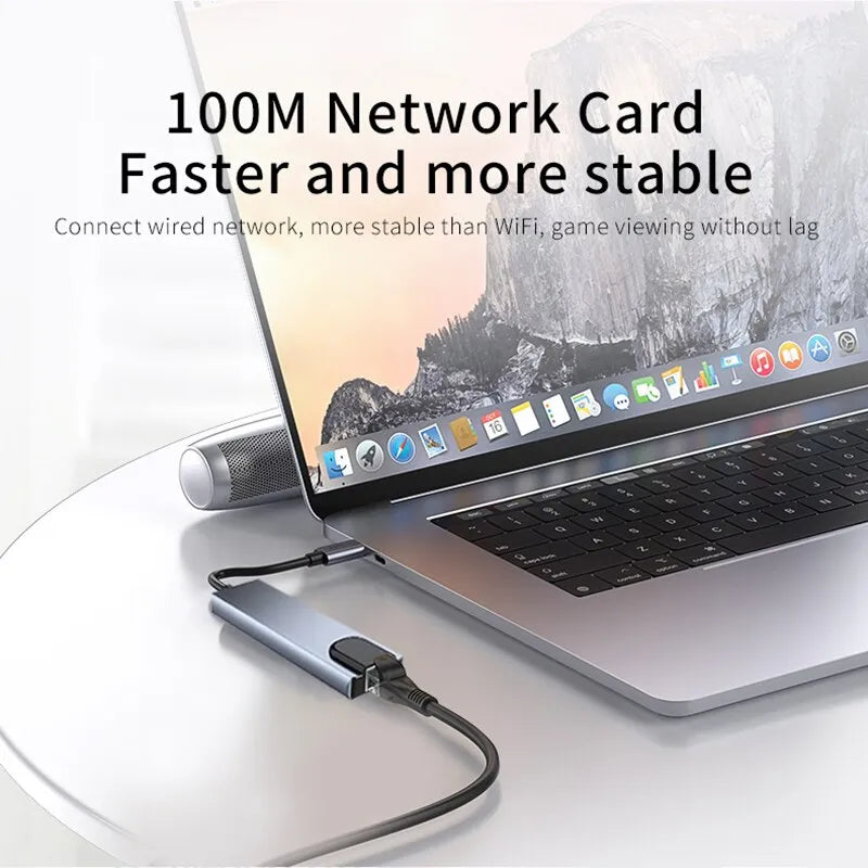 100m network card hub