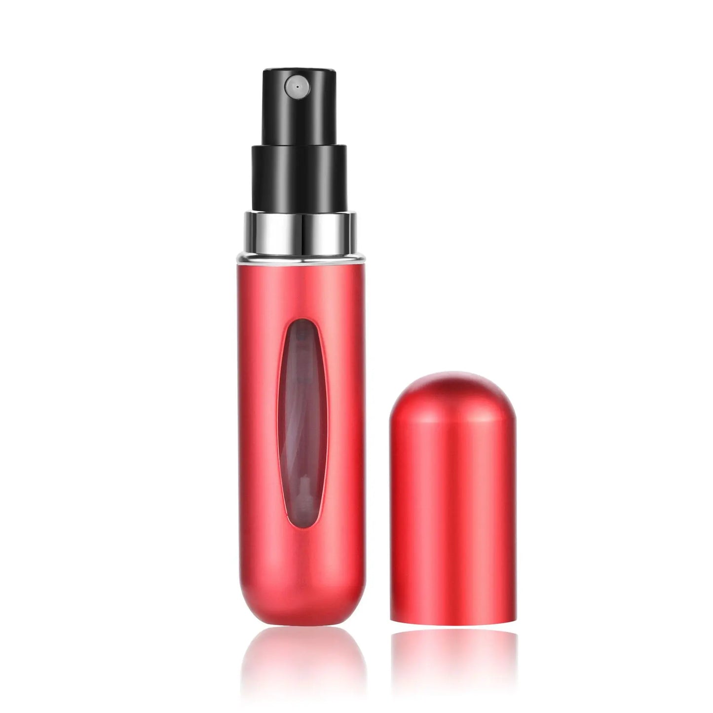 Red portable perfume bottle