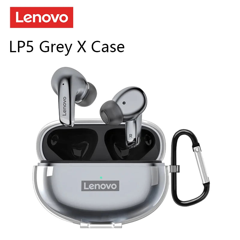 Lenovo LP5 Wireless Bluetooth Earbuds - HiFi Sound, Waterproof Sports Headphones with Mic