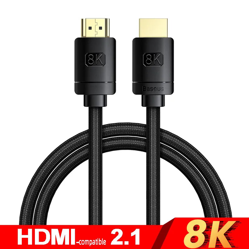 HDMI-Compatible Cable for Xiaomi Mi Box 48Gbps Digital for PS5 PS4