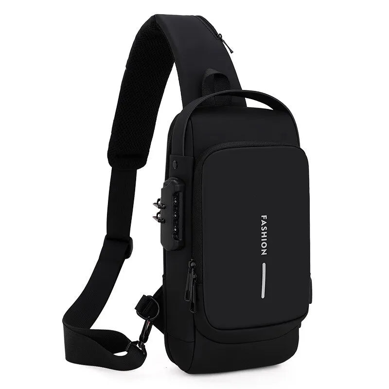 Multifunctional Anti-Theft USB charging port Shoulder Bag 