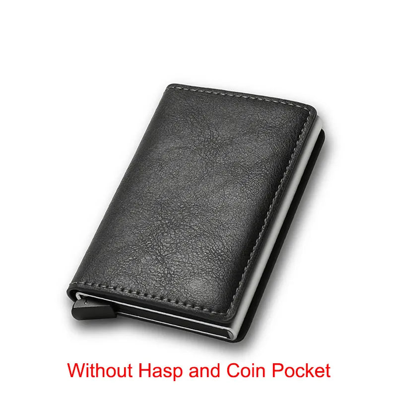 Sleek and Secure: Carbon Fiber Slim Aluminium Wallet