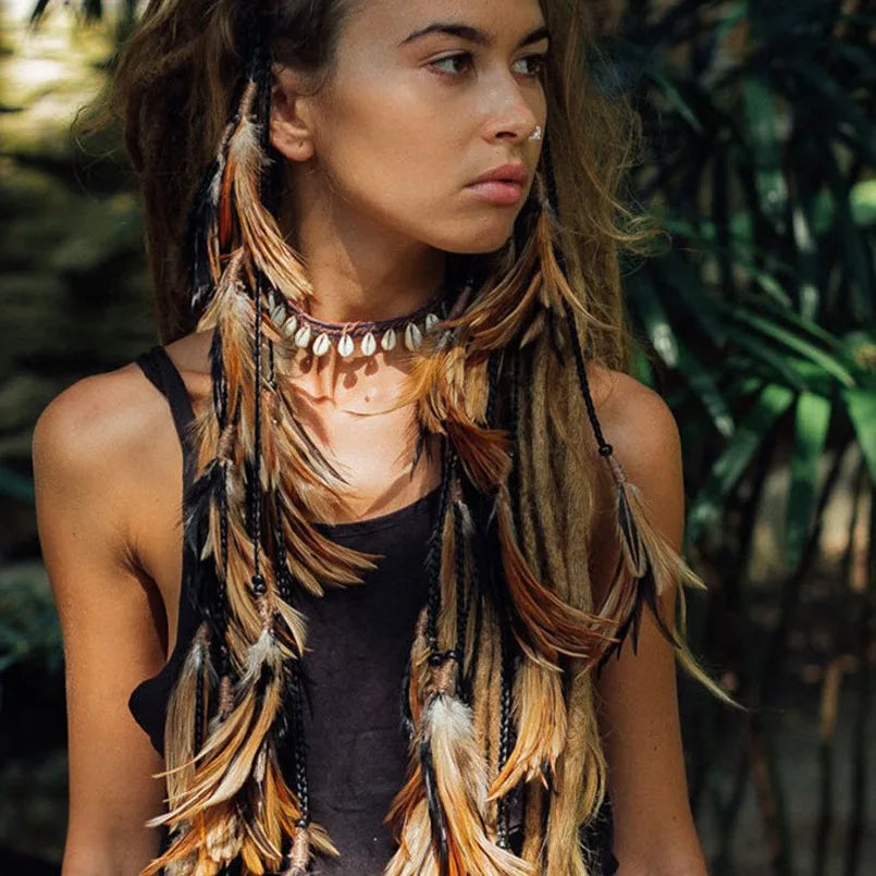 Bohemian Feather Hairband