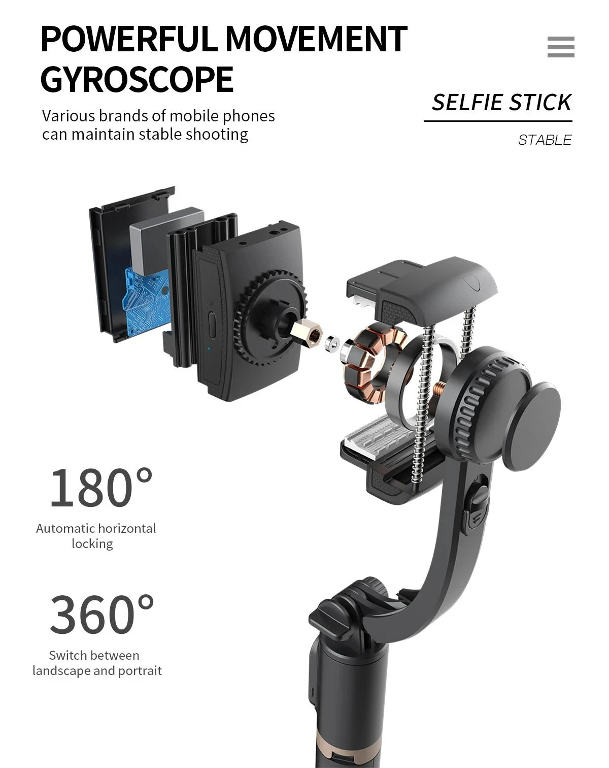 Stylish and Affordable Phone Gimbal Stabiliser for Professional Quality