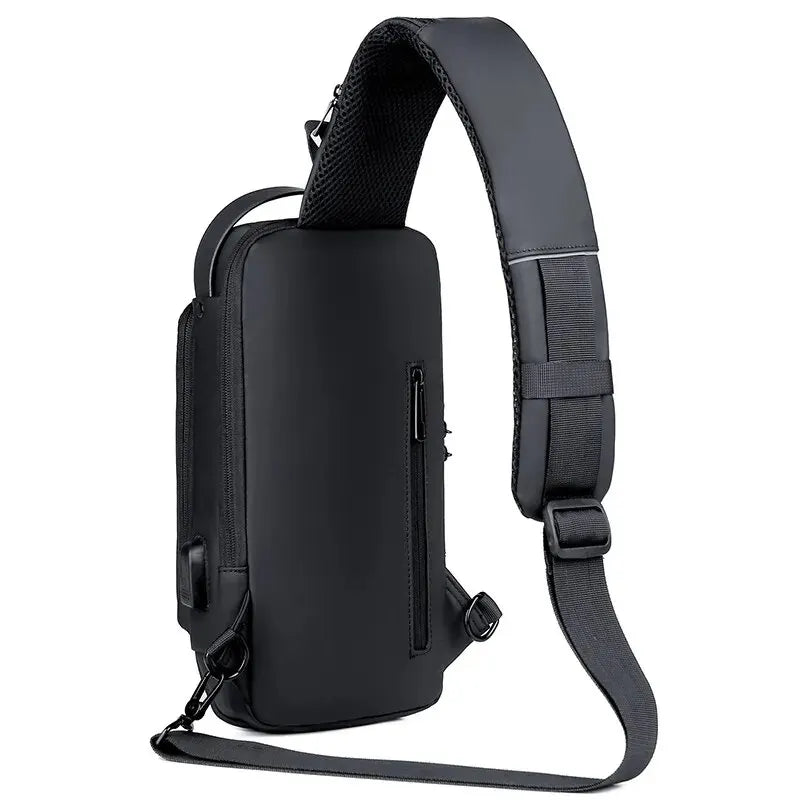 Multifunctional Anti-Theft USB charging port Shoulder Bag 