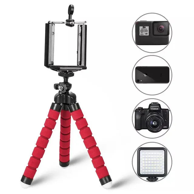 Mini Tripod For IPhone Camera Flexible sponge octopus legs