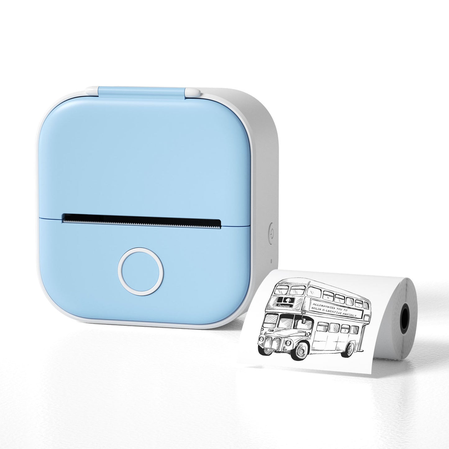 Portable Mini Thermal Label & Photo Printer – Wireless, Inkless, Bluetooth