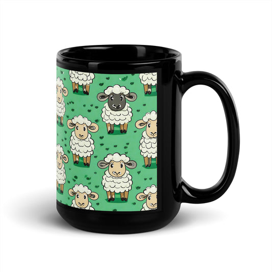 Irish Sheep Designed Coffee Cup