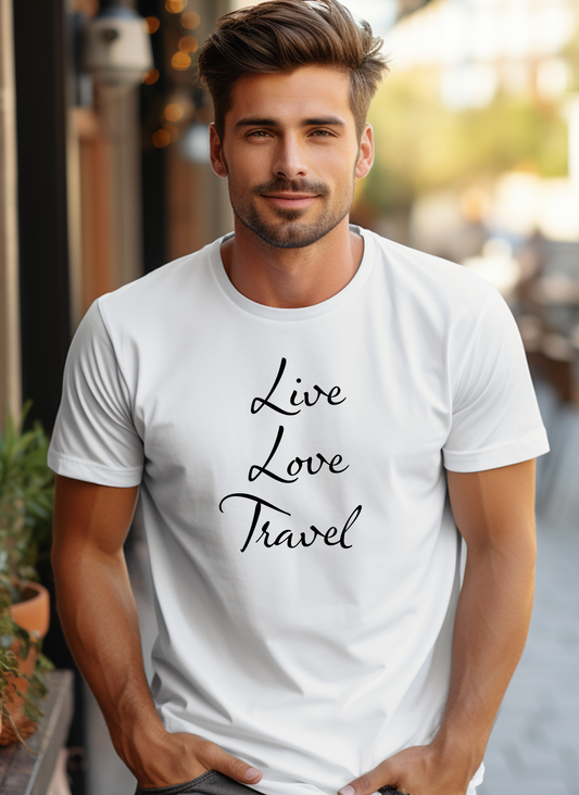 Live Love Travel - Men's classic T Shirt