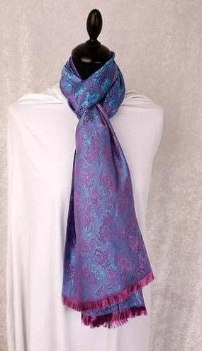 Stylish silk Paisley scarves 